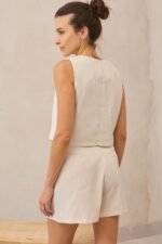 CHALECO MEL LINO SASTRERO - Imagen 5