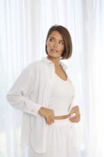 CAMISA NICOL LINO CEY BLANCA