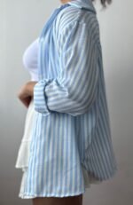 CAMISA LINO RALLADA - Imagen 4