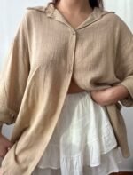 MAXICAMISA NAOMI BEIGE