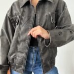 BOMBER VINTAGE GRIS
