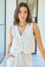 CHALECO MEL LINO SASTRERO - Imagen 2